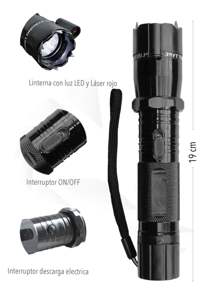 LINTERNA LED TASER